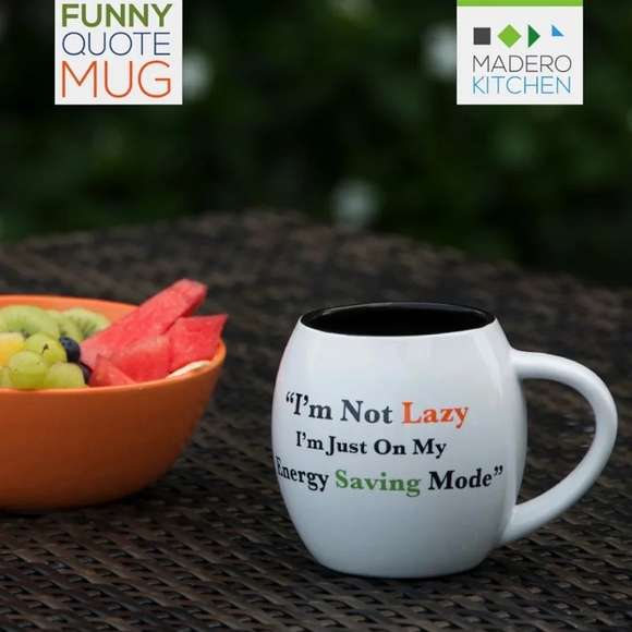 "I'm not Lazy, I'm just on My Energy Saving Mode", 14 OZ MUG ~ BNIB - Picture 7 of 8